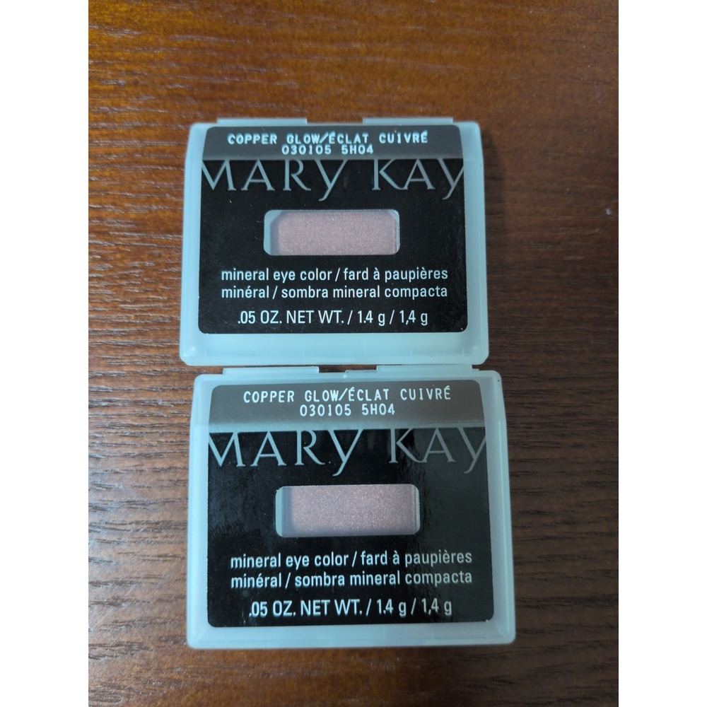 Mary Kay Copper Glow Mineral Eye Color 030105 Eye Shadow .05oz New 2 Pack